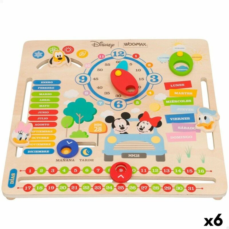 Disney|Jogo Educativo Disney Calendário 30 x 3,5 x 30 cm (6 Unidades) Disney|Jogo Educativo Disney Calendário 30 x 3,5 x 30 cm (6 Unidades)