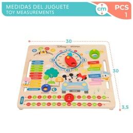 Disney|Jogo Educativo Disney Calendário 30 x 3,5 x 30 cm (6 Unidades)