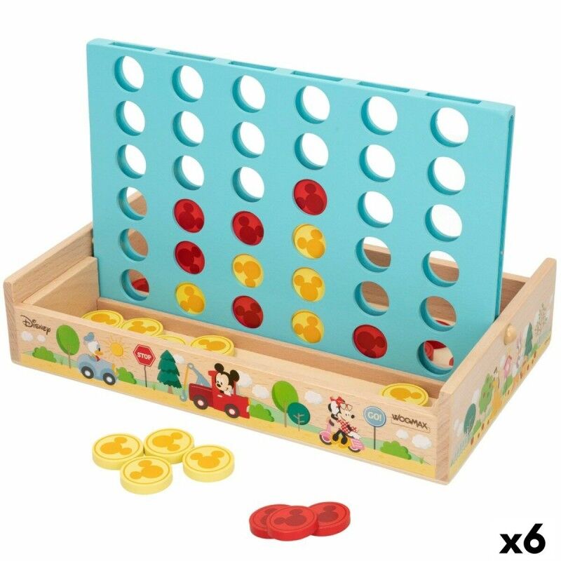 Disney|4 em Linha Disney 25 x 16 x 15,5 cm (6 Unidades) (37 Peças) Disney|4 em Linha Disney 25 x 16 x 15,5 cm (6 Unidades) (37 Peças)