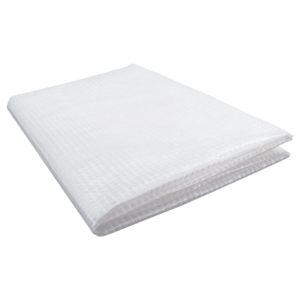 vidaXL Lona tecelagem estilo gaze 140 g/m² 6x12 m branco