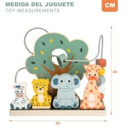Woomax|Jogo de Habilidade para Bebé Woomax animais 25 x 22 x 10 cm (6 Unidades)