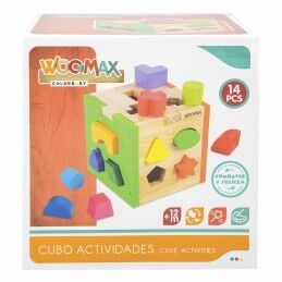 Woomax|Puzzle Infantil de Madeira Woomax 15 x 15 x 15 cm (6 Unidades)