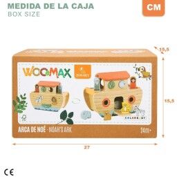 Woomax|Brinquedo de bebé Woomax animais (6 Unidades)