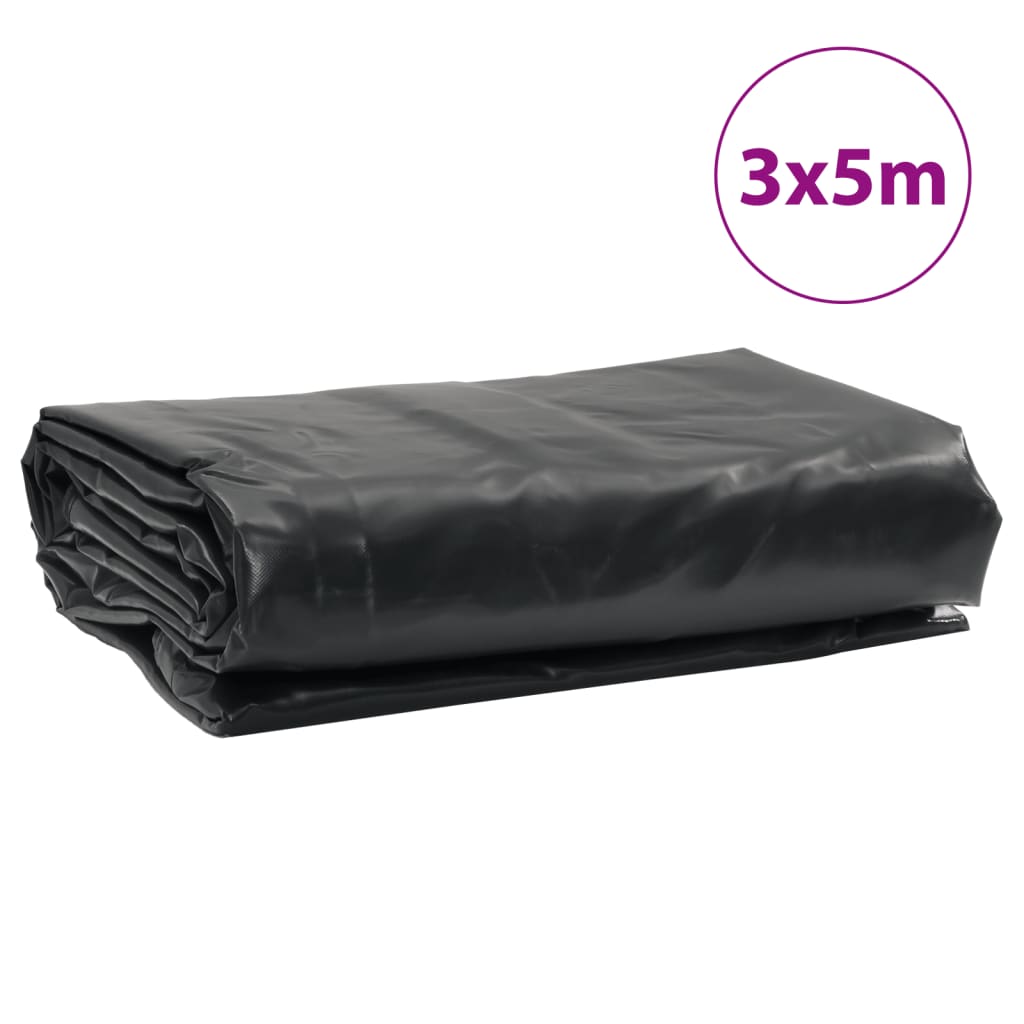 vidaXL Lona 3x5 m 650 g/m² antracite