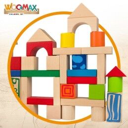 Woomax|Jogo de Construção Woomax 50 Peças (6 Unidades)
