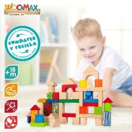 Woomax|Jogo de Construção Woomax 50 Peças (6 Unidades)