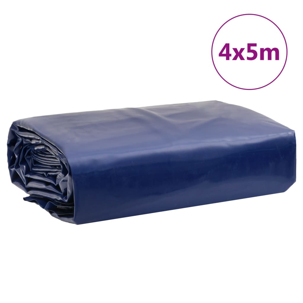 vidaXL Lona 4x5 m 650 g/m² azul