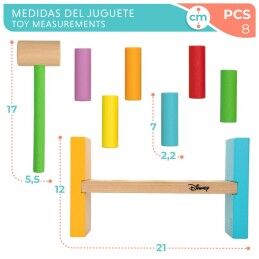 Disney|Jogo Educativo Disney 8 Peças 21 x 12 x 9 cm (6 Unidades)