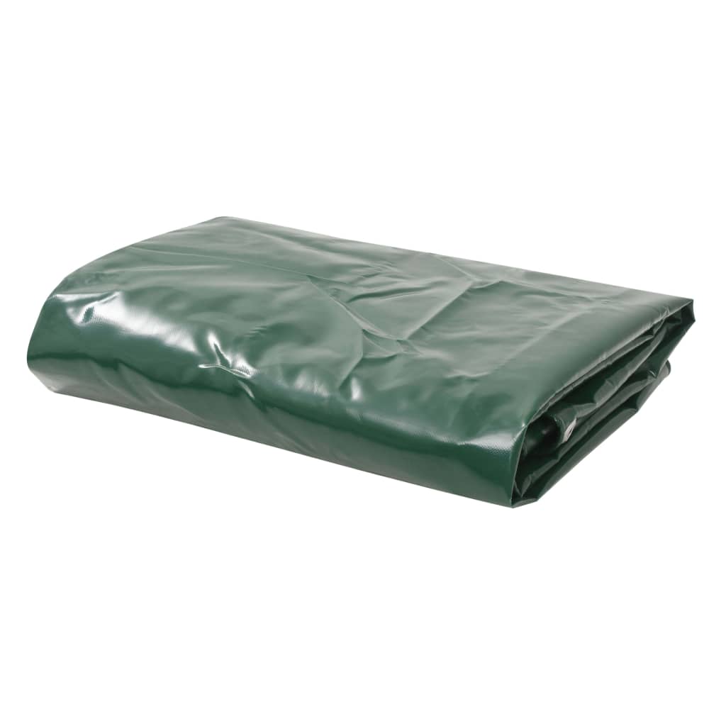 vidaXL Lona 650 g/m² 1,5x6 m verde