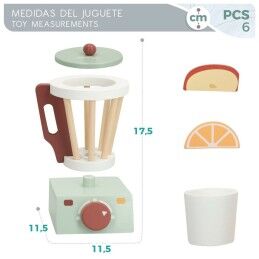Woomax|Liquidificador de brincar Woomax 6 Peças 11,5 x 17,5 x 11,5 cm (6 Unidades)
