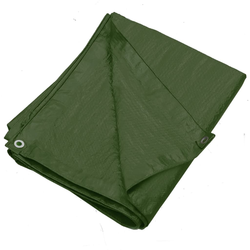 vidaXL Lona 90 g/m² 3x4 m PEAD verde