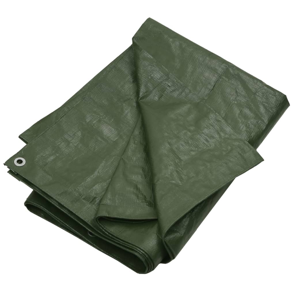 vidaXL Lona 180 g/m² 6x12 m PEAD verde