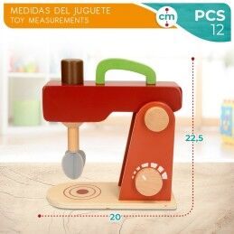 Woomax|Eletrodoméstico de Brincar Woomax 12 Peças 20 x 22,5 x 8 cm (4 Unidades)