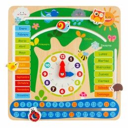 Colorbaby|Jogo Educativo Colorbaby Calendário 30 x 30 x 3 cm (6 Unidades)