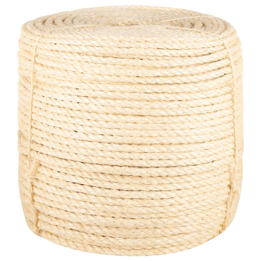 vidaXL Corda 100% sisal 8 mm 25 m