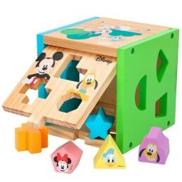 Disney|Puzzle Infantil de Madeira Disney 14 Partes 15 x 15 x 15 cm (6 Unidades)