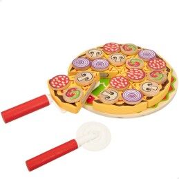 Woomax|Jogo de madeira Woomax Pizza 27 Peças (6 Unidades)