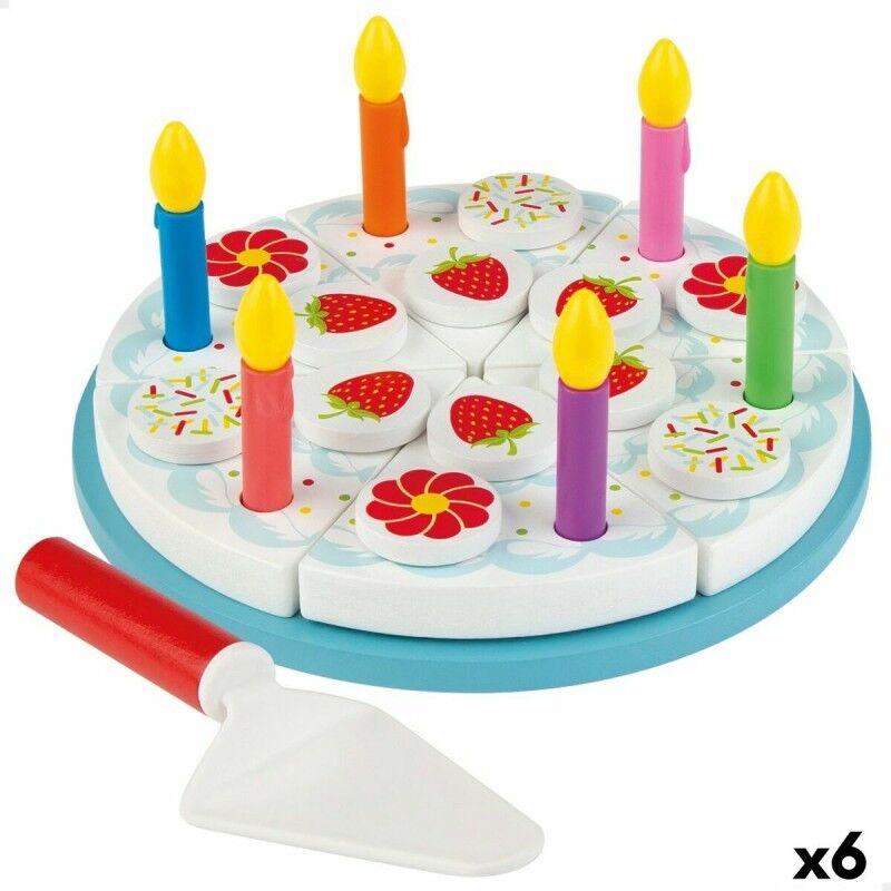 Woomax|Jogo de madeira Woomax Tarta 26 Peças (6 Unidades) Woomax|Jogo de madeira Woomax Tarta 26 Peças (6 Unidades)