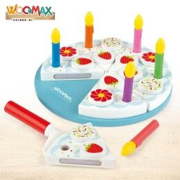 Woomax|Jogo de madeira Woomax Tarta 26 Peças (6 Unidades)