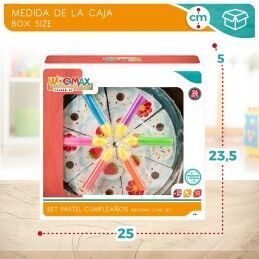 Woomax|Jogo de madeira Woomax Tarta 26 Peças (6 Unidades)
