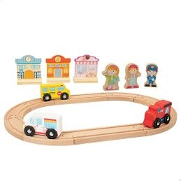 Woomax|Tren com Circuito Woomax 6 Unidades 39 x 1 x 26 cm