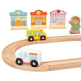 Woomax|Tren com Circuito Woomax 6 Unidades 39 x 1 x 26 cm