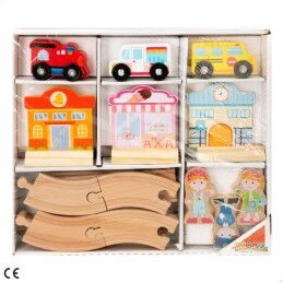 Woomax|Tren com Circuito Woomax 6 Unidades 39 x 1 x 26 cm