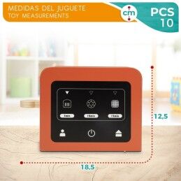 Woomax|Tostadeira de brincar Woomax 10 Peças 18,5 x 12,5 x 7,5 cm (4 Unidades)