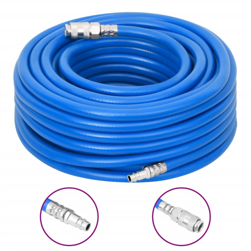 vidaXL Mangueira de ar 0,7" 2 m PVC azul