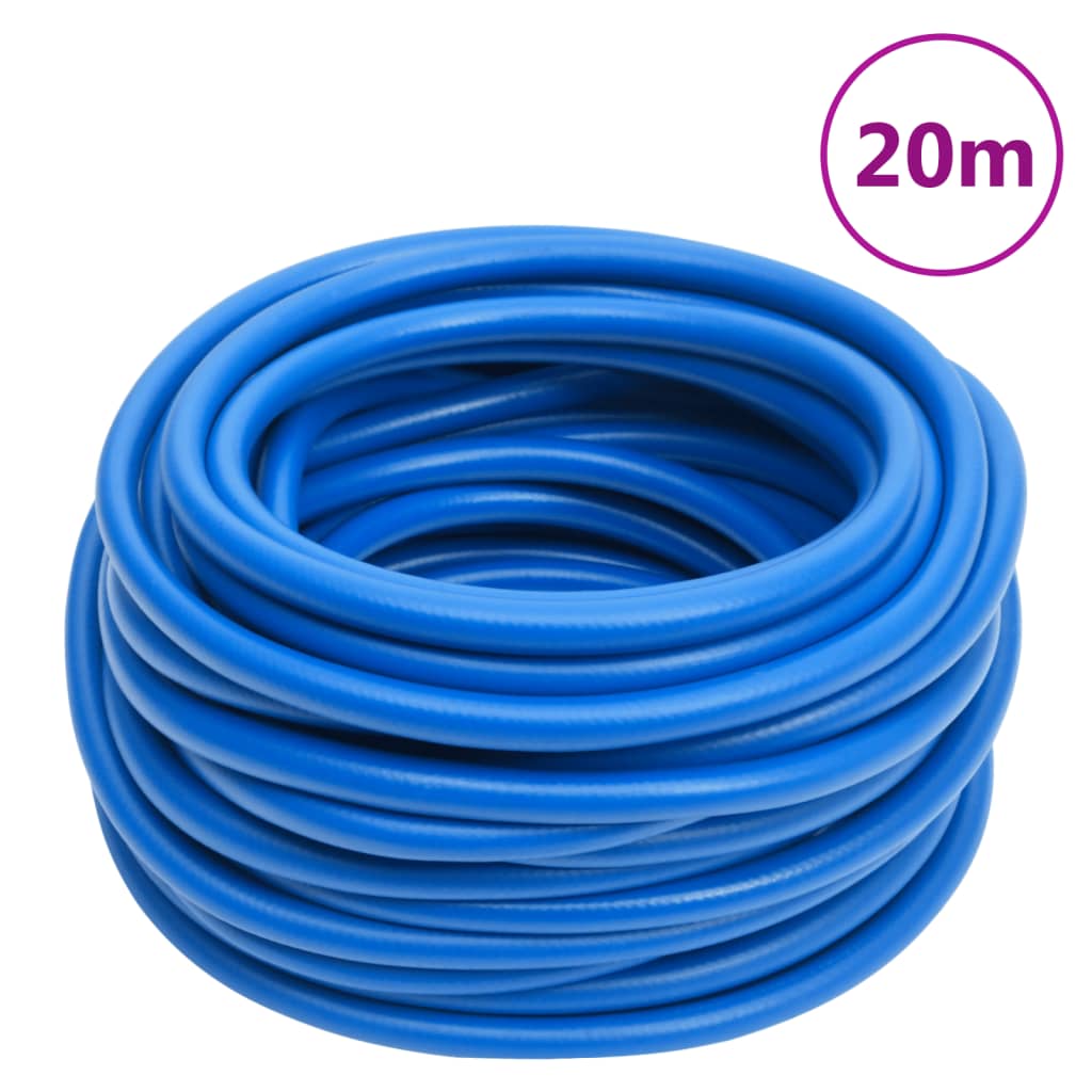 vidaXL Mangueira de ar 0,6" 20 m PVC azul