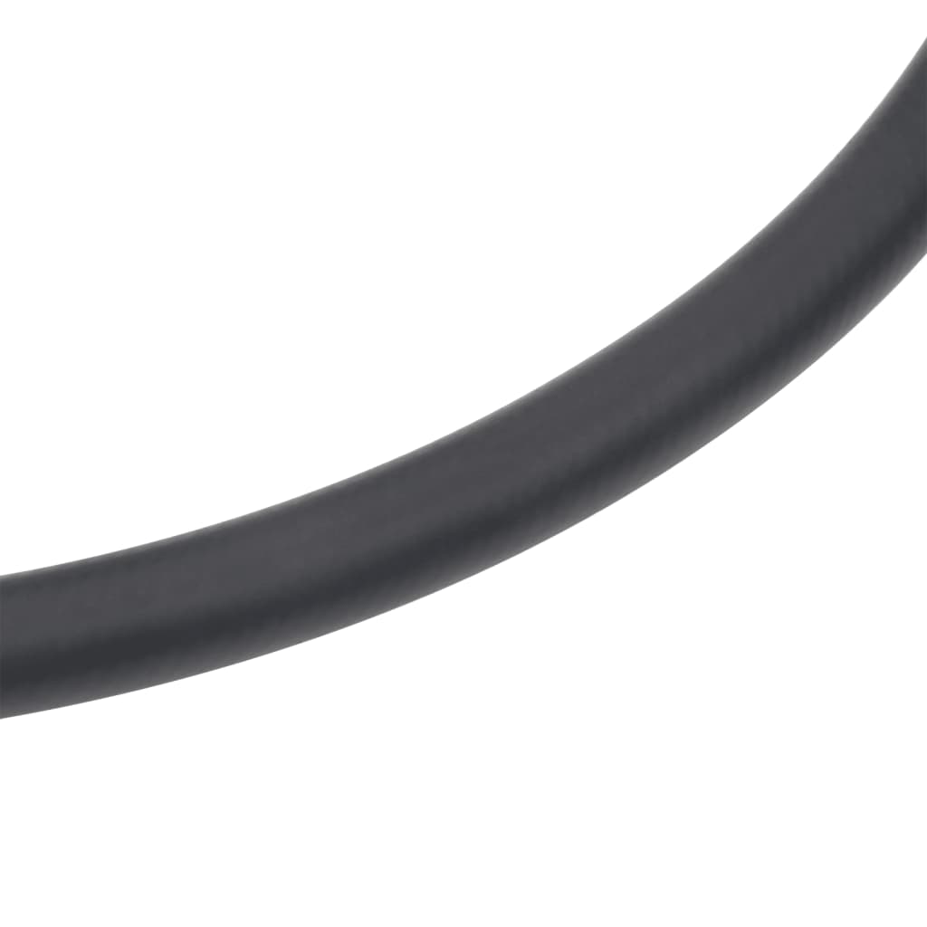 vidaXL Mangueira de ar híbrida 0,6" 5 m borracha e PVC preto