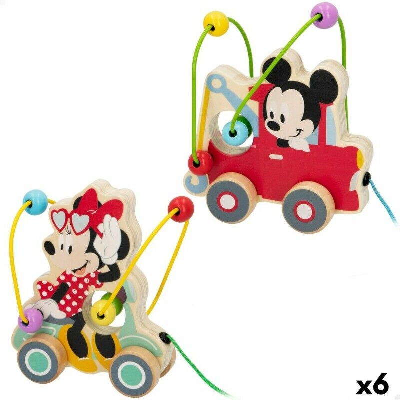 Disney|Brinquedo de arraste Disney Madeira (6 Unidades)