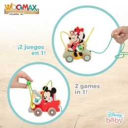 Disney|Brinquedo de arraste Disney Madeira (6 Unidades)