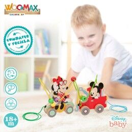 Disney|Brinquedo de arraste Disney Madeira (6 Unidades)
