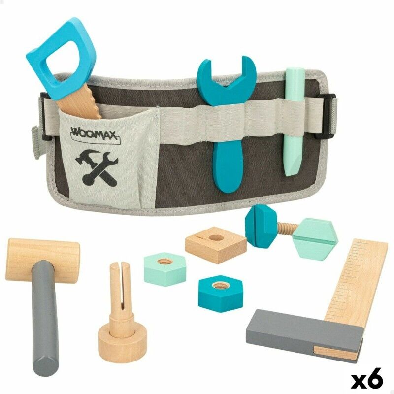 Woomax|Ferramentas de brincar Woomax 12 Peças 31 x 14 x 2,5 cm 6 Unidades Woomax|Ferramentas de brincar Woomax 12 Peças 31 x 14 x 2,5 cm 6 Unidades