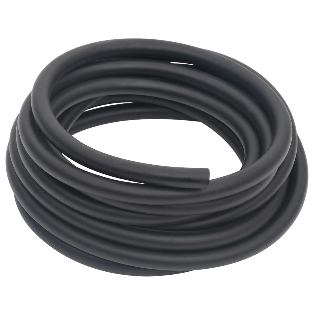 vidaXL Mangueira de ar híbrida 0,6" 10 m borracha e PVC preto