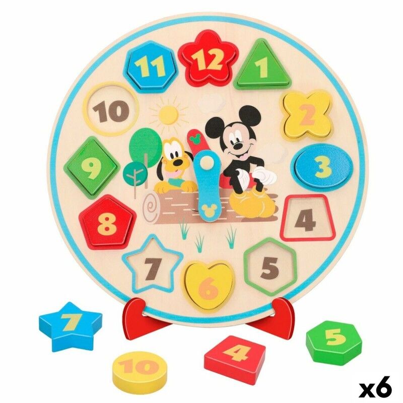 Disney|Jogo Educativo Disney Relógio (6 Unidades) Disney|Jogo Educativo Disney Relógio (6 Unidades)