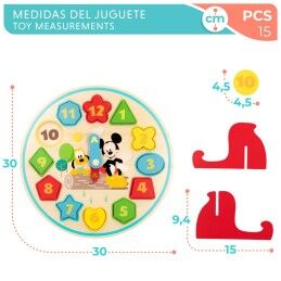 Disney|Jogo Educativo Disney Relógio (6 Unidades)