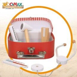 Woomax|Mala Médica de Brincar com Acessórios Woomax (6 Unidades)