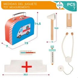 Woomax|Mala Médica de Brincar com Acessórios Woomax (6 Unidades)