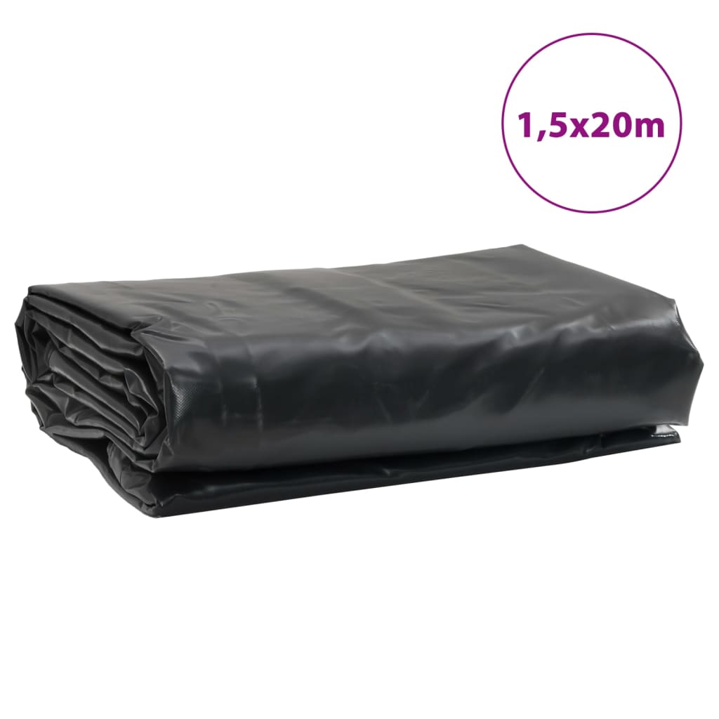 vidaXL Lona 1,5x20 m 650 g/m² antracite