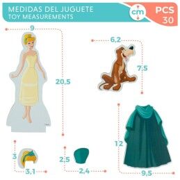 Disney|Jogo de madeira Disney Cinderela