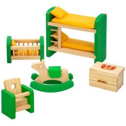 Woomax|Quarto casa de bonecas Woomax (6 Unidades)