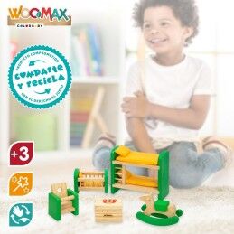 Woomax|Quarto casa de bonecas Woomax (6 Unidades)