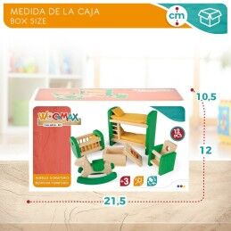 Woomax|Quarto casa de bonecas Woomax (6 Unidades)