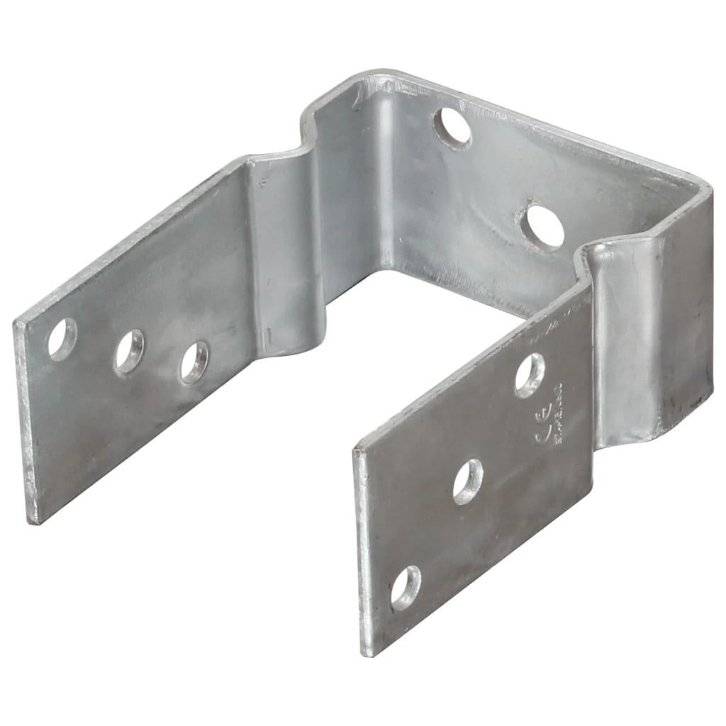 vidaXL Âncoras de vedação 6 pcs 10x6x15 cm aço galvanizado prateado