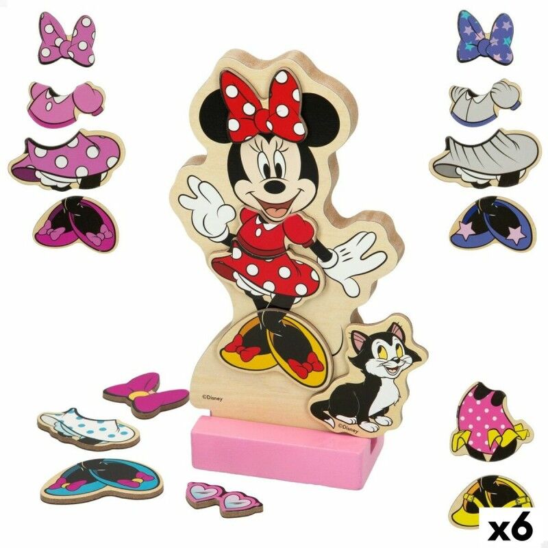 Disney|Jogo de madeira Disney Minnie Mouse