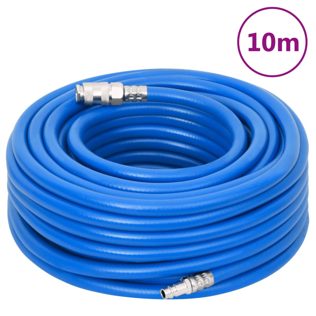 vidaXL Mangueira de ar 0,7" 10 m PVC azul