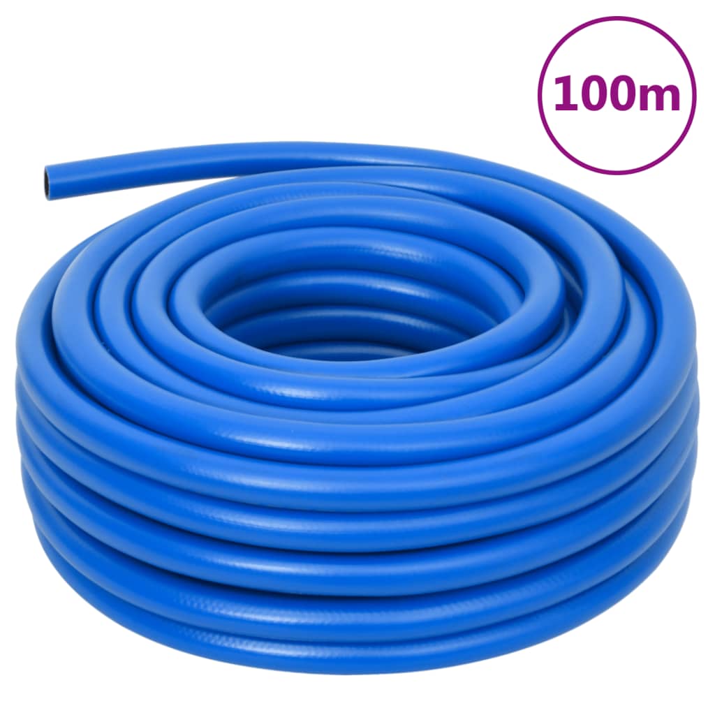 vidaXL Mangueira de ar 0,7" 100 m PVC azul