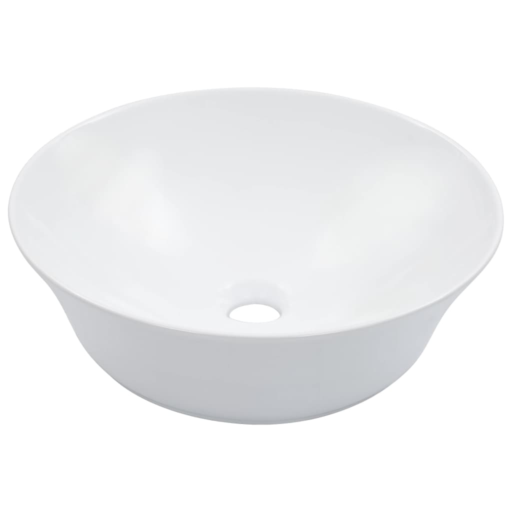 vidaXL Lavatório 41x12,5 cm cerâmica branco